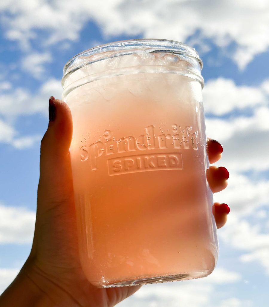 spiked jar glass set